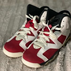 Air Jordan Retro 6 Carmine 2014 Size 7Y